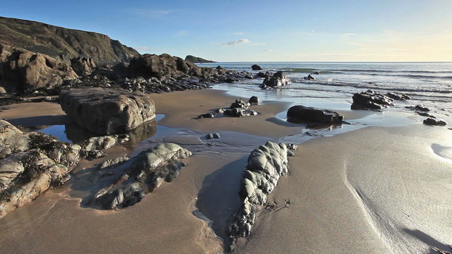 Welcombe Mouth on the Devon coastline