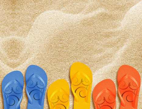 beach flip flops