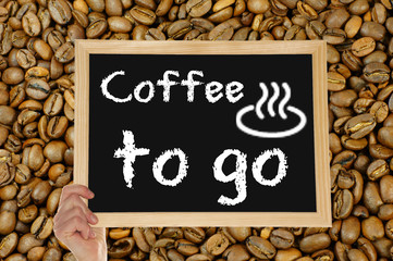 Sign - Coffee to go