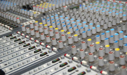 Fototapeta premium mixer console