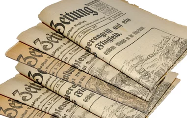 Cercles muraux Journaux vieux journaux