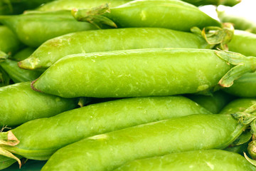 Green peas close-up