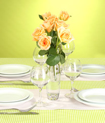 elegant holiday table setting