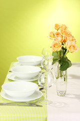 elegant holiday table setting