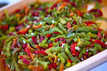 Piperade, légumes, poivrons, tomates, ratatouille, aliment