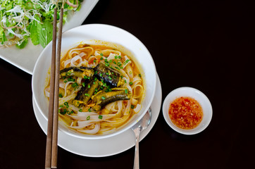 Vietnamese Eel Noodle (Mi Quang)
