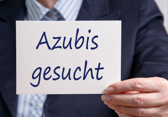 Obraz premium Azubis gesucht