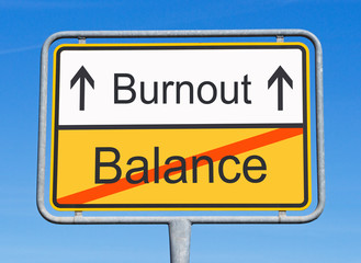 Balance und Burnout