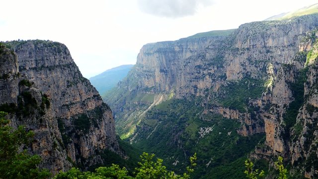 Vikos gorge in Greece