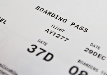 boarding pass