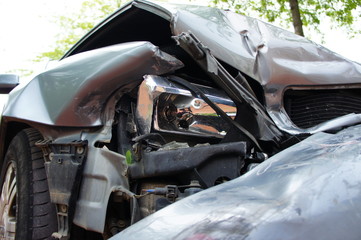 Voiture accidentée