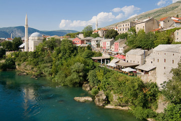 Fototapeta na wymiar Stare miasto Mostar