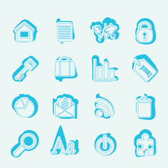 Simple Business and Internet Icons
