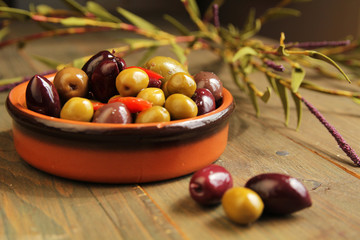 Variety of olives