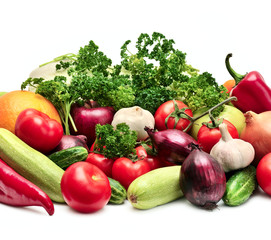 collection fruits and vegetables