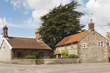 Building, Houses, Traditionsl, Weybourne, Norfolk