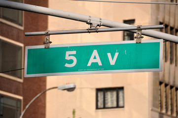 Obraz premium 5eme avenue New York