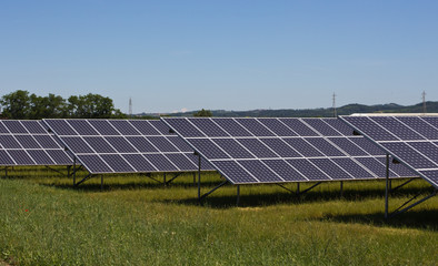series of solar panels