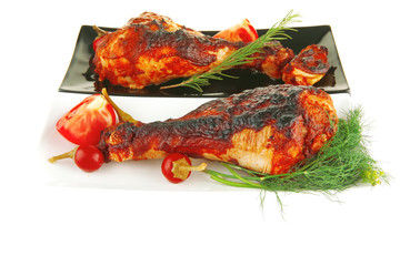 fresh grilled poultry meat