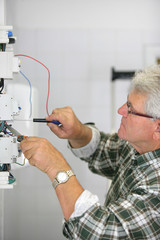 Male electrical engineer