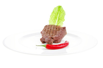 barbecued meat : beef