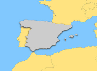 Map of Spain