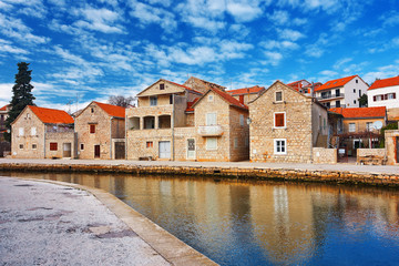 old town Vrboska, Croatia