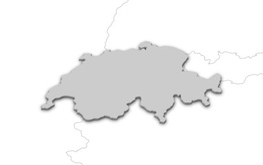 Map of Swizerland