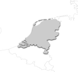 Map of Netherlands