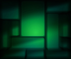 Green Data Concept Background