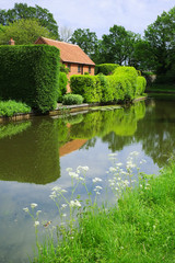 Obraz premium houses by canal