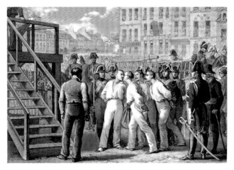 Execution (4 Sergents - La Rochelle - 1822)