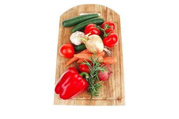 collection of fresh raw vegetables