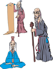 Oriental Old Men