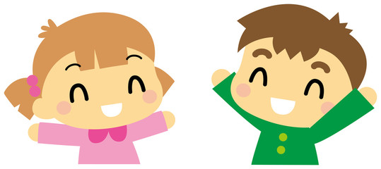 女の子と男の子