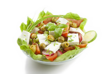 vegetables salad in bowl