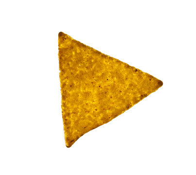 nachos tortilla chips isolated