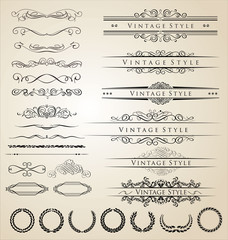 Decorative border and frame set