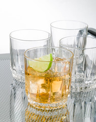 Set of drinking glasses