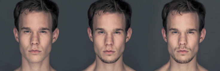 Obraz premium Young man's face