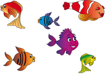 Naklejka premium fish illustration