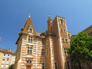 Naklejka premium Anciens Hötels Particuliers ; Renaissance ; Agen Lot et Garonne