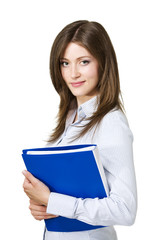 Businesswoman Smiling Confidently