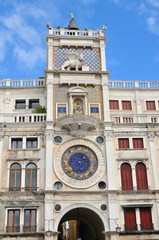 Clock Tower in Venice, Italy