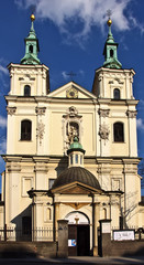 Fototapeta na wymiar piękna polskiej architektury z Krakowa Polsce