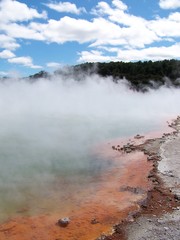 Geyser,mud and pool