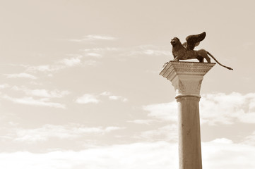 Naklejka premium Venetian lion
