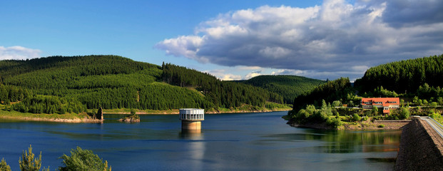 Schmalwassertalsperre in Thüringen