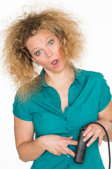 Fototapeta premium ruiniertes hairstyling