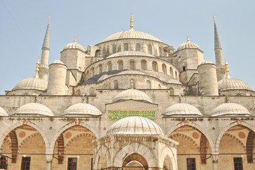 Fototapeta na wymiar Błękitny Meczet Sultanahmet